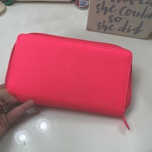 FiloFax Compact Saffiano Zipper wallet/planner